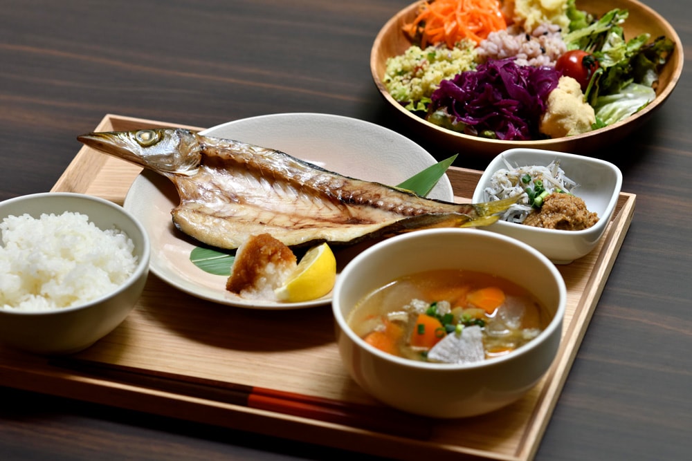 地元食材をふんだんに使った「Café&Meal MUJI ホテルメトロポリタン鎌倉」の朝食例(宿泊ゲスト専用)。