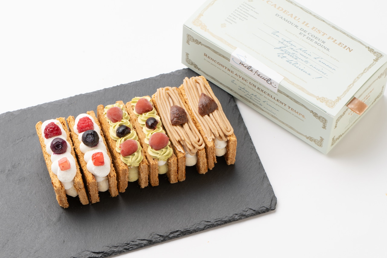 【リスカフェ】フローズンミルフィーユ 3,700円。