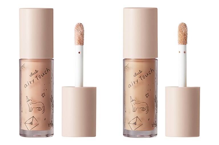 クマ、シミ、くすみなどを自然に、簡単にカバーできるコンシーラー。左から、一番人気はやや明るめのピンクベージュ。次点でやや暗めのナチュラルベージュ。2色とも「ファンデーションの替わりになる」という声も多数。