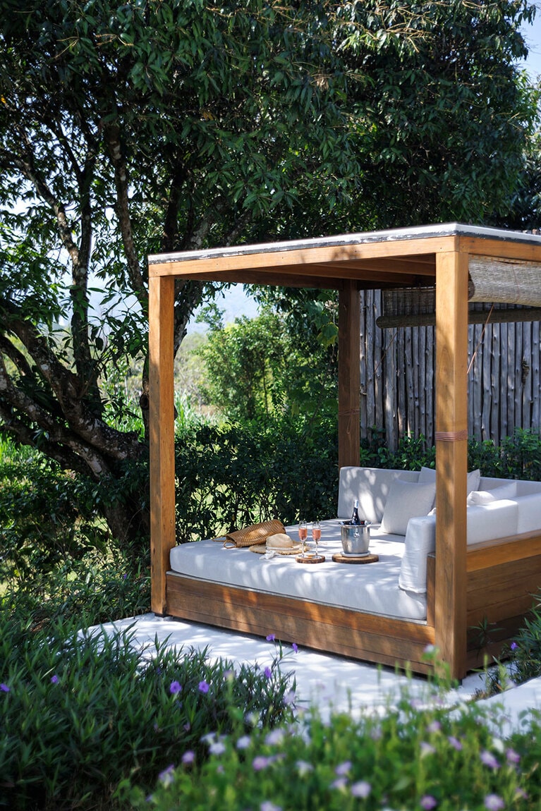 “マウンテンビュー・ヴィラ”のサーラー（東屋）。