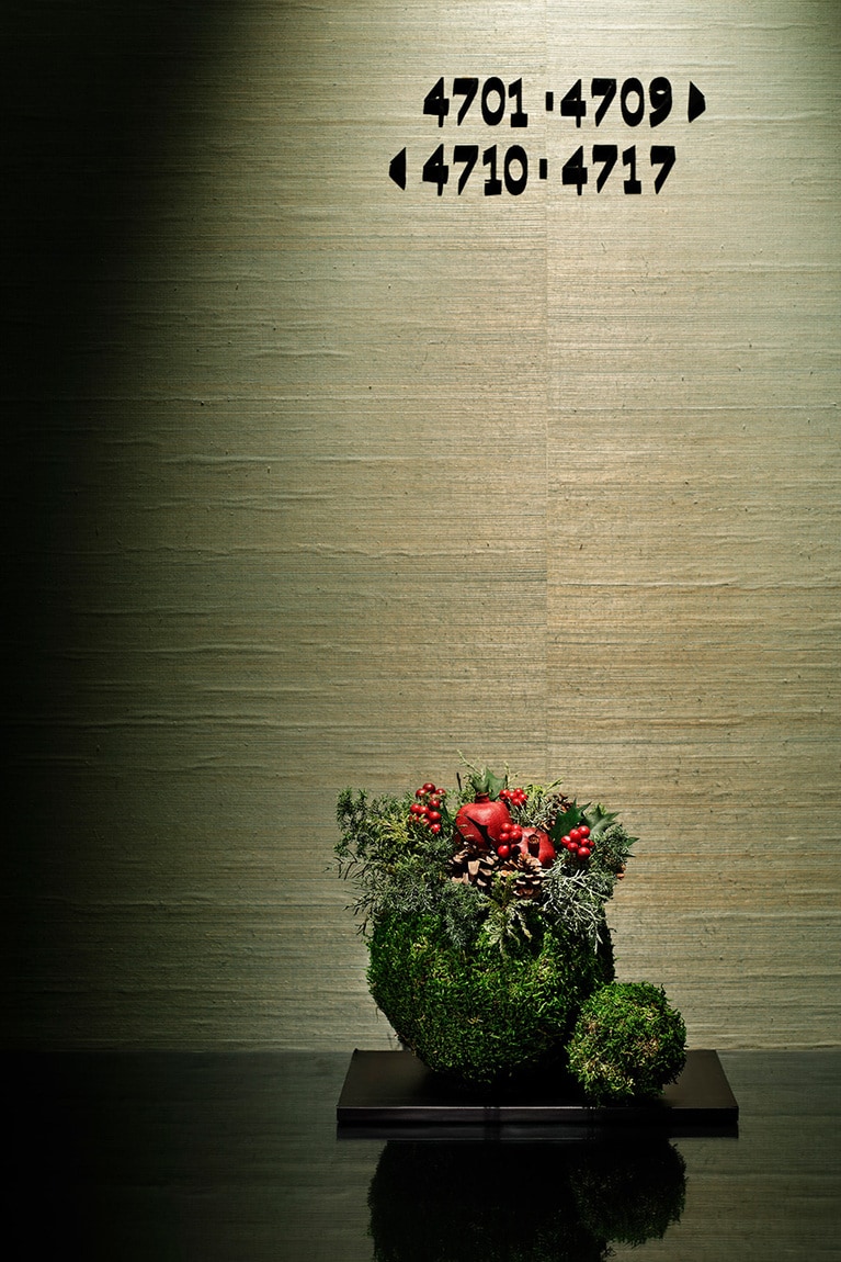 館内のクリスマス装飾もおしゃれ。