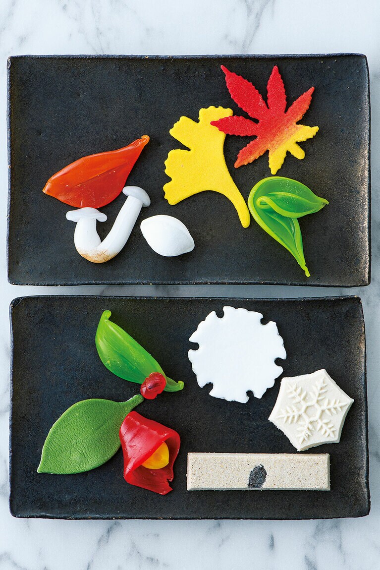 干菓子詰合せ 茶撰菓(木箱) 3,500円／京菓子 亀廣保