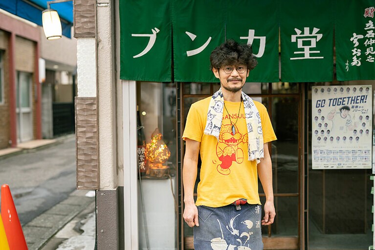 ブンカ堂の店主・西村さん。