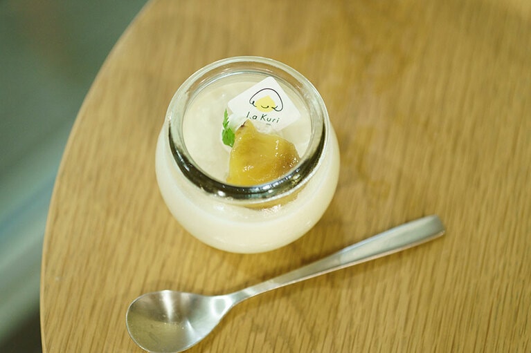 「栗のbudino（ブディーノ）」590円。1人3個まで。
