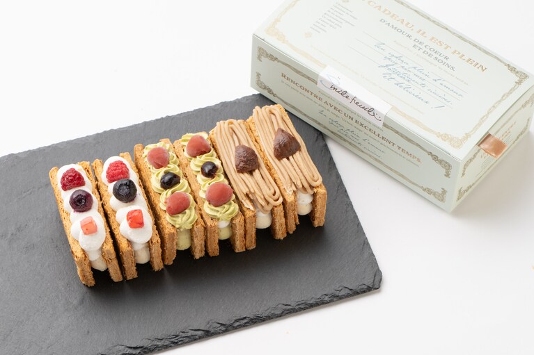 【リスカフェ】フローズンミルフィーユ　3,700円。