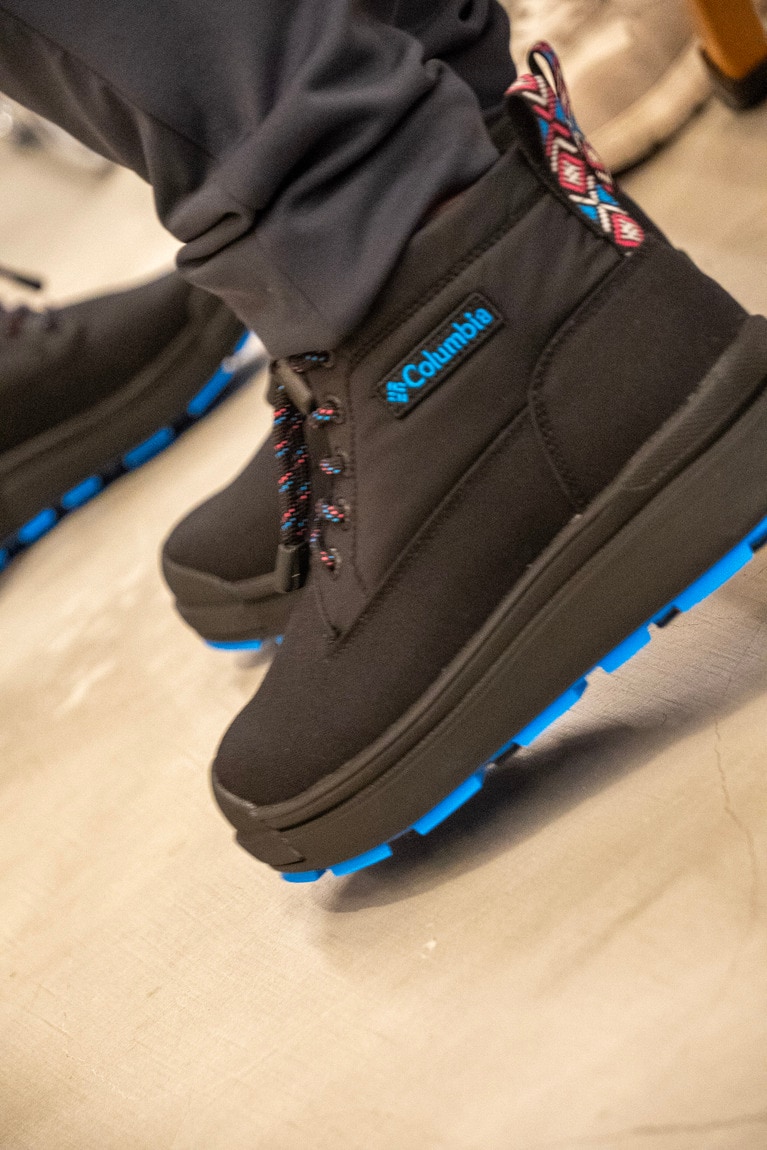 東京・原宿の旗艦店COLUMBIA TOKYO FLAGSHIPで開かれたイベントの様子。