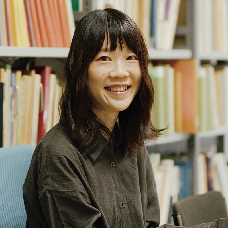 中世史学者 後藤里菜さん。