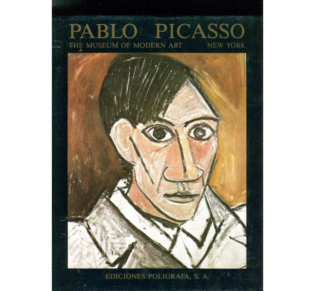 パブロ・ルイス・ピカソ(1881～1973)は91歳の長寿。自画像は25歳時とされる。PABLO PICASSO THE MUSEUM OF MODERN ART NEW YORK, POLIGRAFA