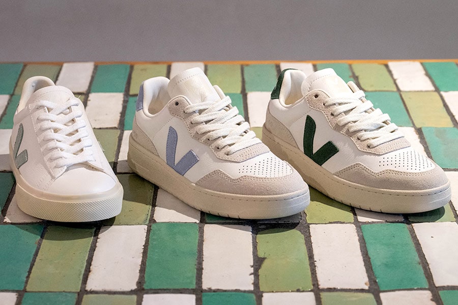 サステナブルなブラジルのシューズブランド「VEJA」のスニーカーも。