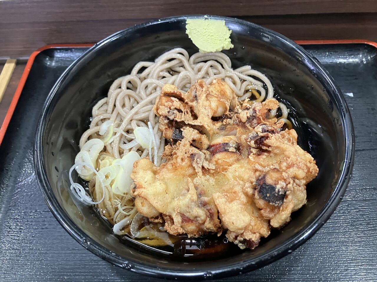 「冷しゲソかき揚そば」