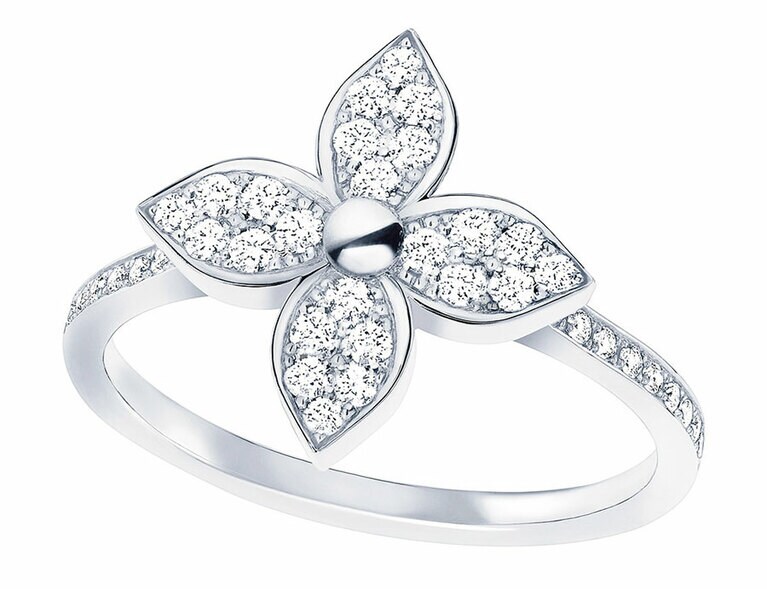 リング WG＆ダイヤモンド 682,000円／ルイ・ヴィトン(ルイ・ヴィトン クライアントサービス)