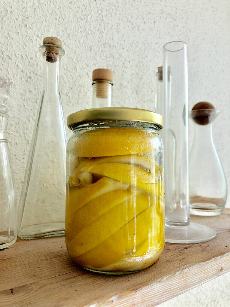 常備食材「塩レモン」