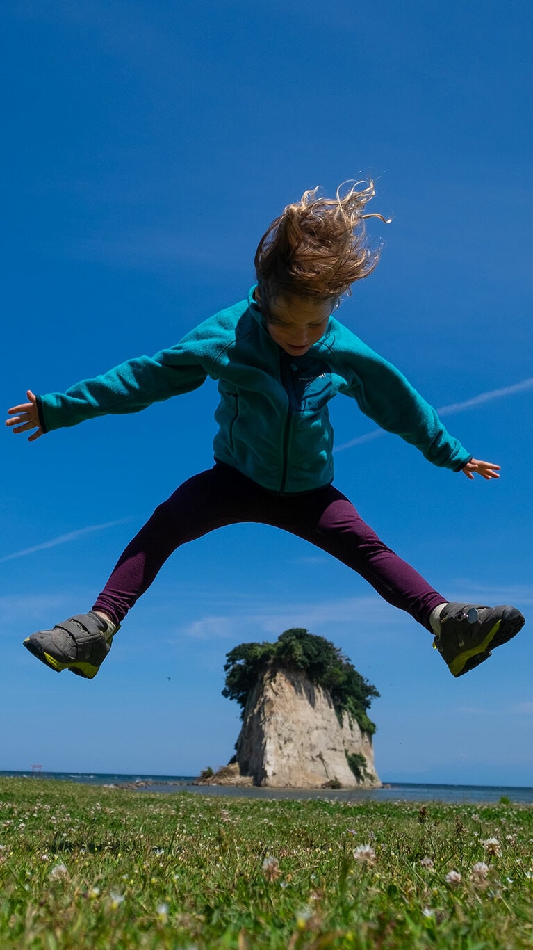 石川県にて。（写真提供＝パッシュファミリー）