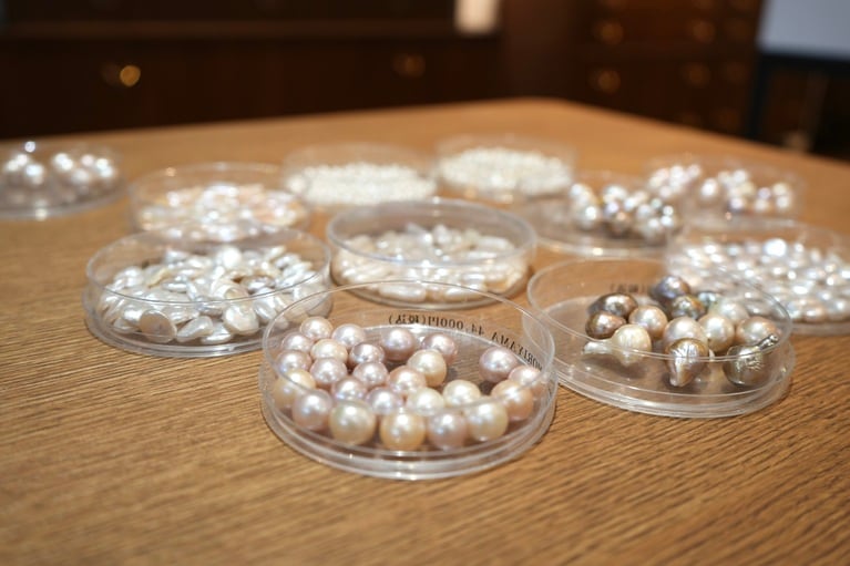 養殖技術で、さまざまな形を表現できる。