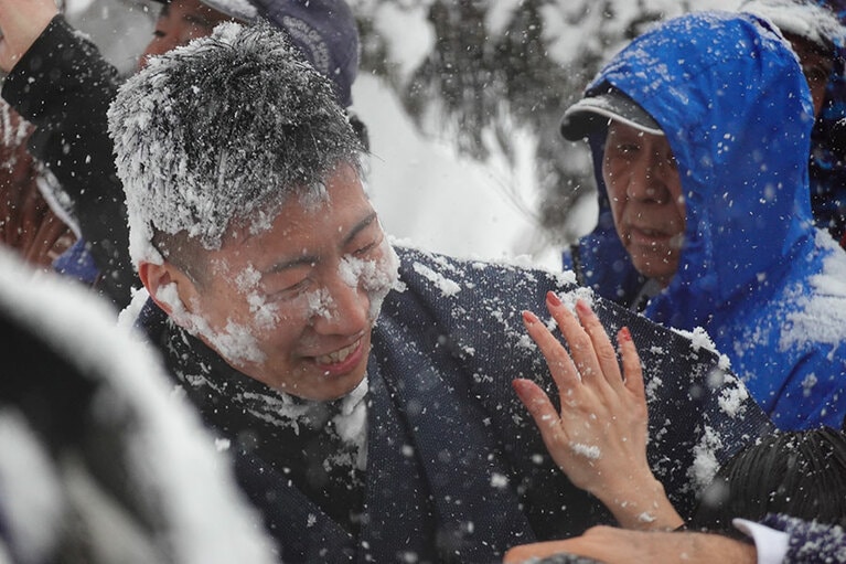 この日一番のいい笑顔！