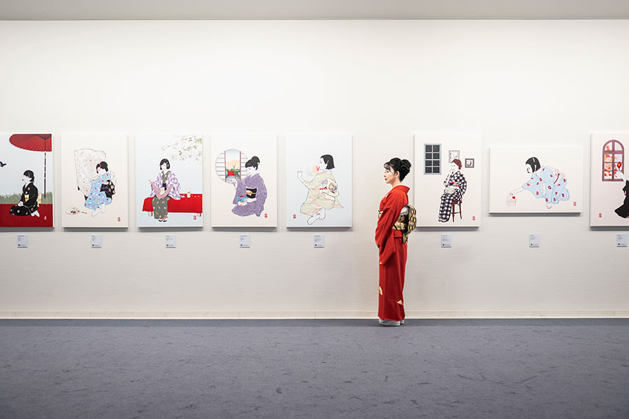 3ページ目)東村アキコ初個展は「NEO美人画」 コロナ禍に生まれた現代アート
