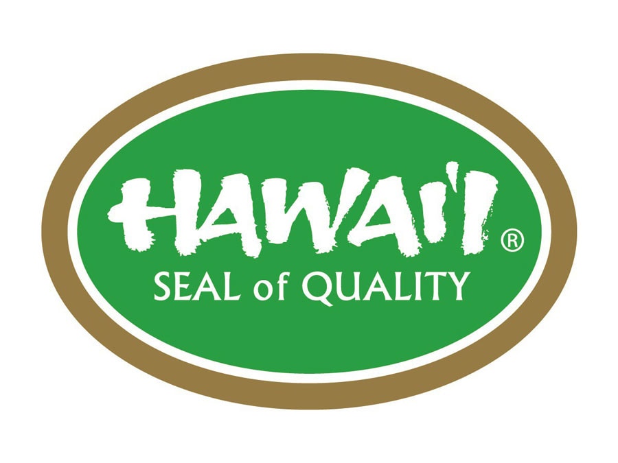 「ハワイ・シール・オブ・クオリティ」に認定された商品に貼られているステッカー。