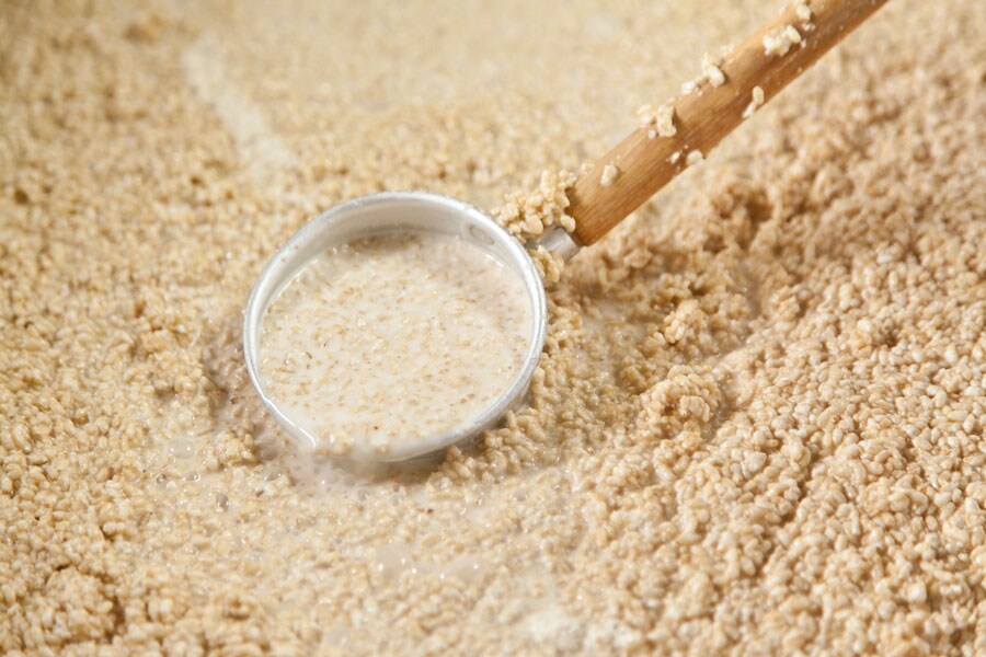 「米もろみ粕」にはお肌に嬉しい成分が豊富に含まれているという。