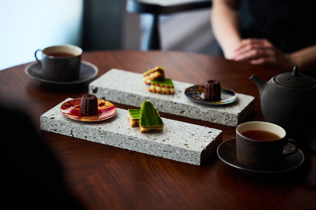 「カフェ＆ラウンジ」で提供される、ウェルカムスイーツの一例。