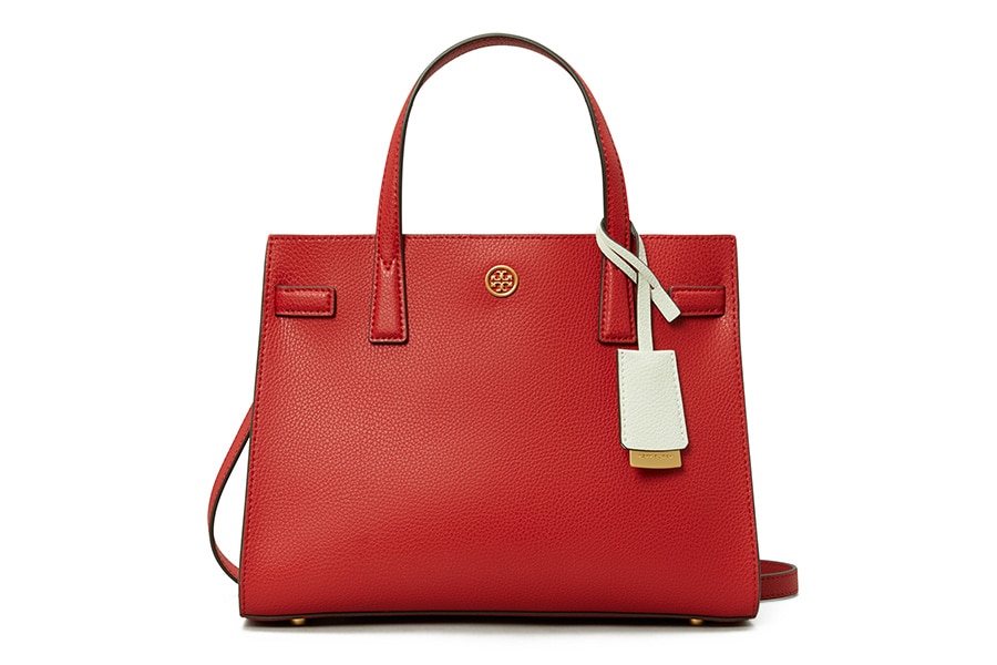 Walker Small Satchel Bright Carnelian 54,000円。