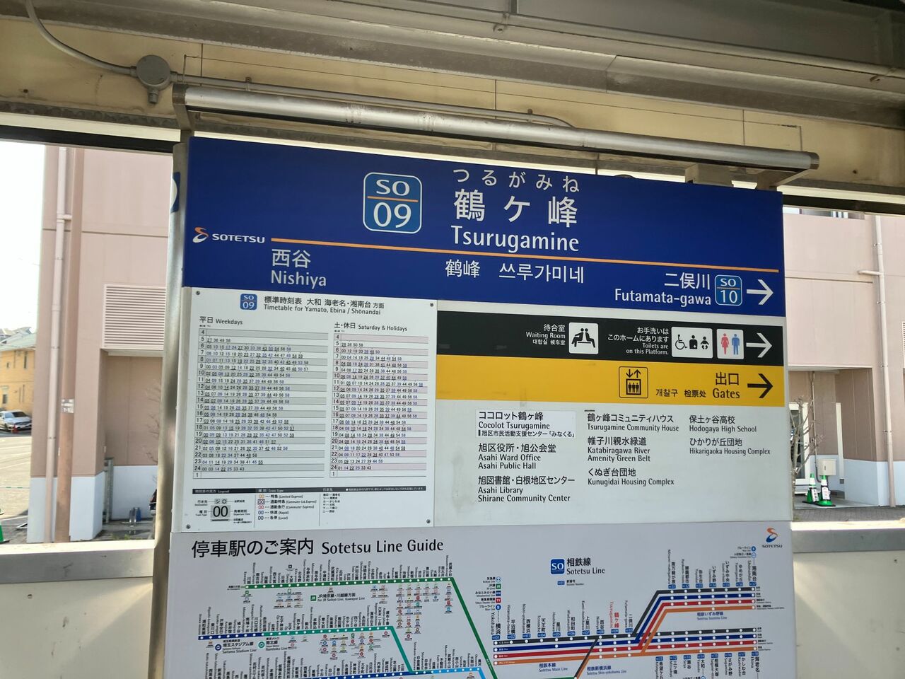相鉄線鶴ヶ峰駅