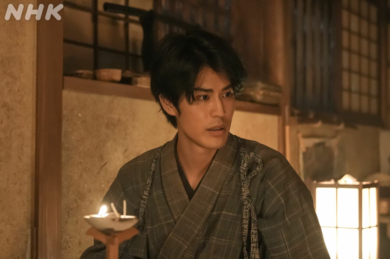 銀二郎役を演じる寛一郎(「ばけばけ』公式Xより)