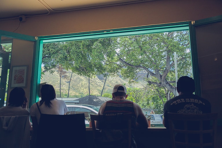 緑の眺めをひとりじめ。