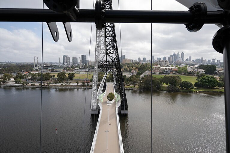 中間地点のフォトスポットからの景色。