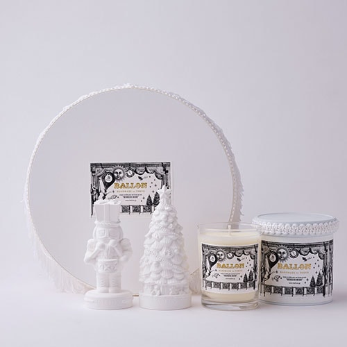 Winter Forest セット 価格:18,700円(税込) セット内容:アロマオーナメント(くるみ割り人形)/アロマオーナメント(クリスマスツリー) /キャンドル