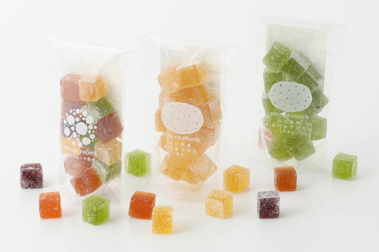 【山口県】パート・ド・フリュイ 各70g入り 524円／たけなか