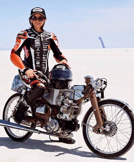 アメリカで走行したときの姿（写真：本人SNSより）