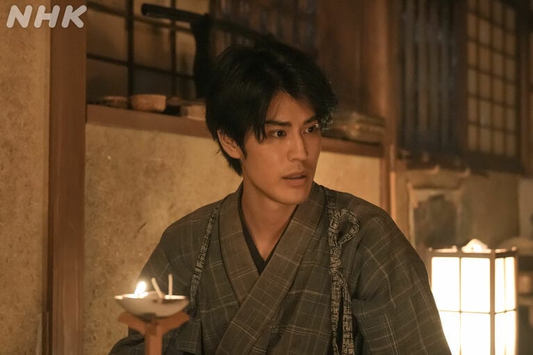 銀二郎役を演じる寛一郎（「ばけばけ』公式Xより）