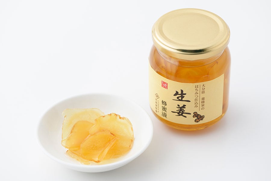 もへじ 生姜蜂蜜漬 780円+税(280g)。