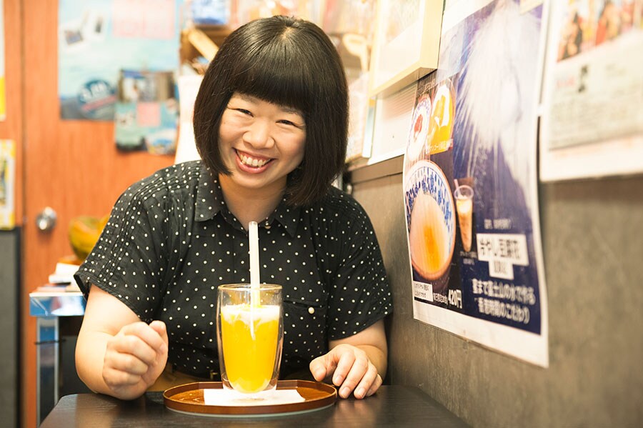 「おかわりしちゃいました！(笑)」と満面の笑みを浮かべる伊藤さん。