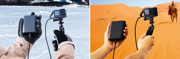 最高で50度という高温から、最低でマイナス35度という低温までの、幅広い気候に対応。