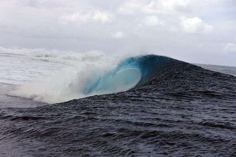 この日は天候が悪く、波のサイズも小さく、チョープーの本領発揮とはならず。