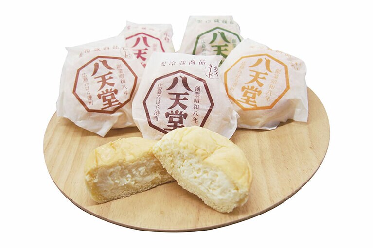 とろけるくりーむパン定番5種セット 1,080円／八天堂(エキュート品川 サウス)