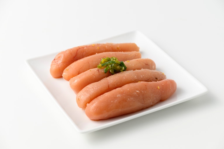 青唐辛子明太子（一本物）3,564円。