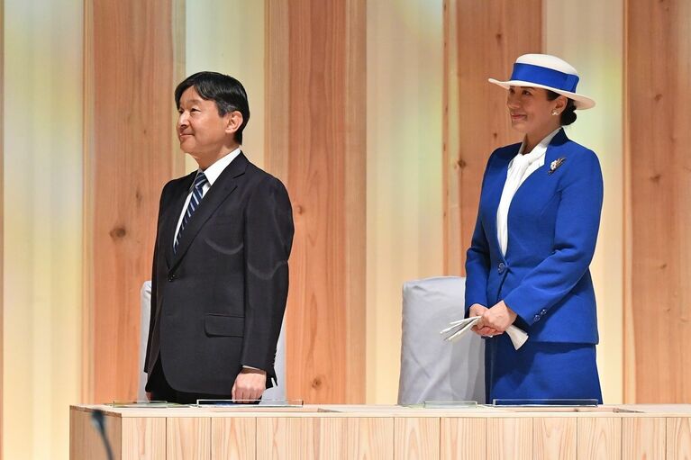 「第42回全国育樹祭」式典に臨席された　©JMPA