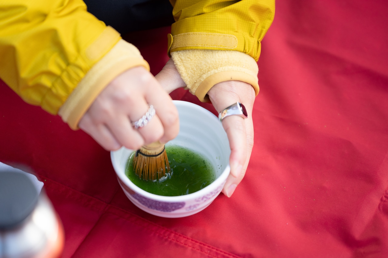 お茶を点てている時間は無心になれて、頭のなかもクリアに。