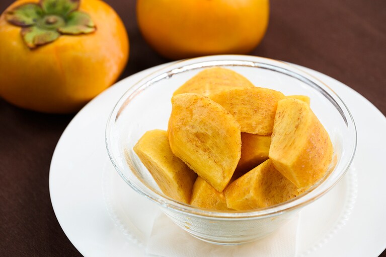 柿ならではの食感も魅力。