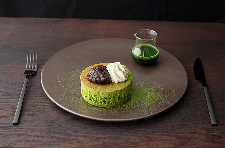 コメパンケーキ もっちり抹茶 1,180円(税込)。