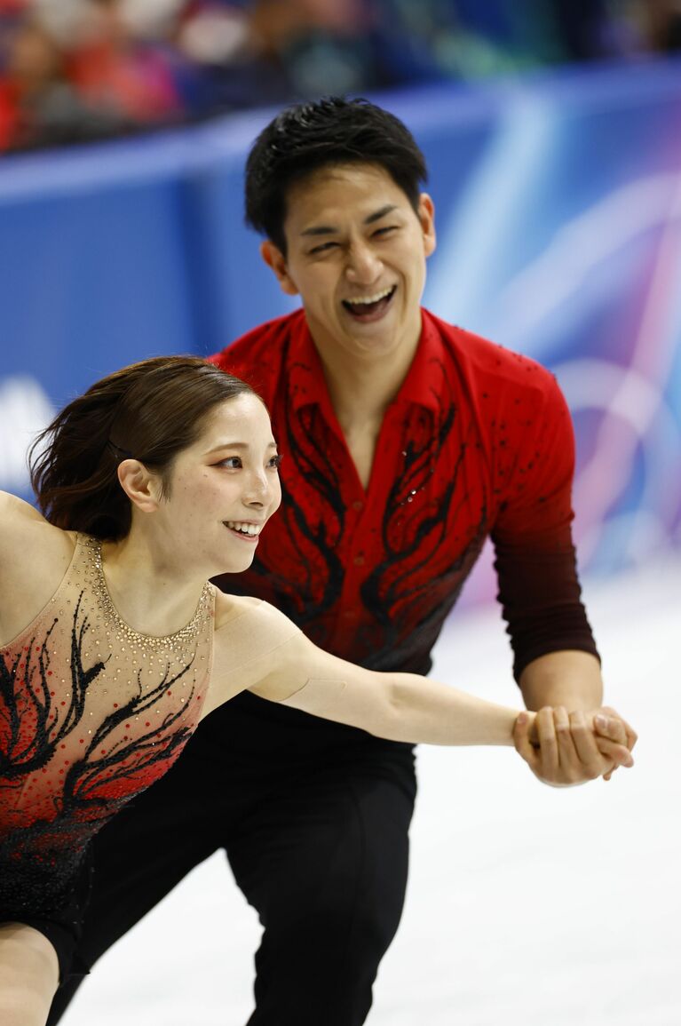 【ミラノ・コルティナ五輪】フィギュアスケート団体に挑むりくりゅう（三浦璃来、木原龍一）©JMPA