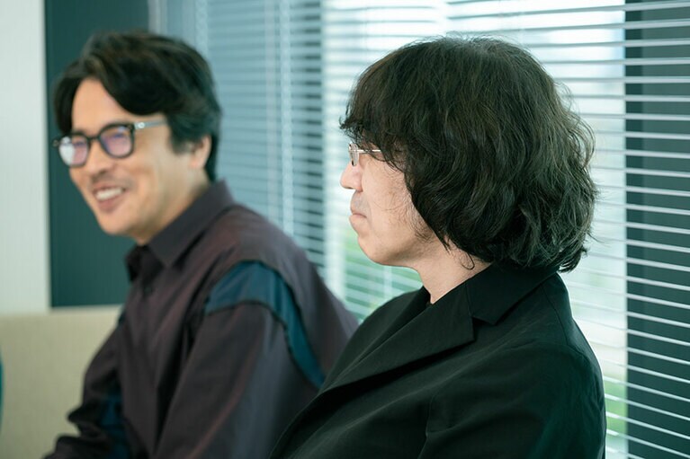 岸田さんと佐渡監督。