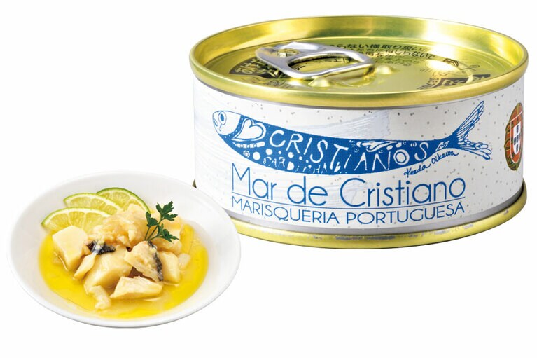 バカリャウとじゃがいものオイル煮缶詰 660円／クリスチアノ