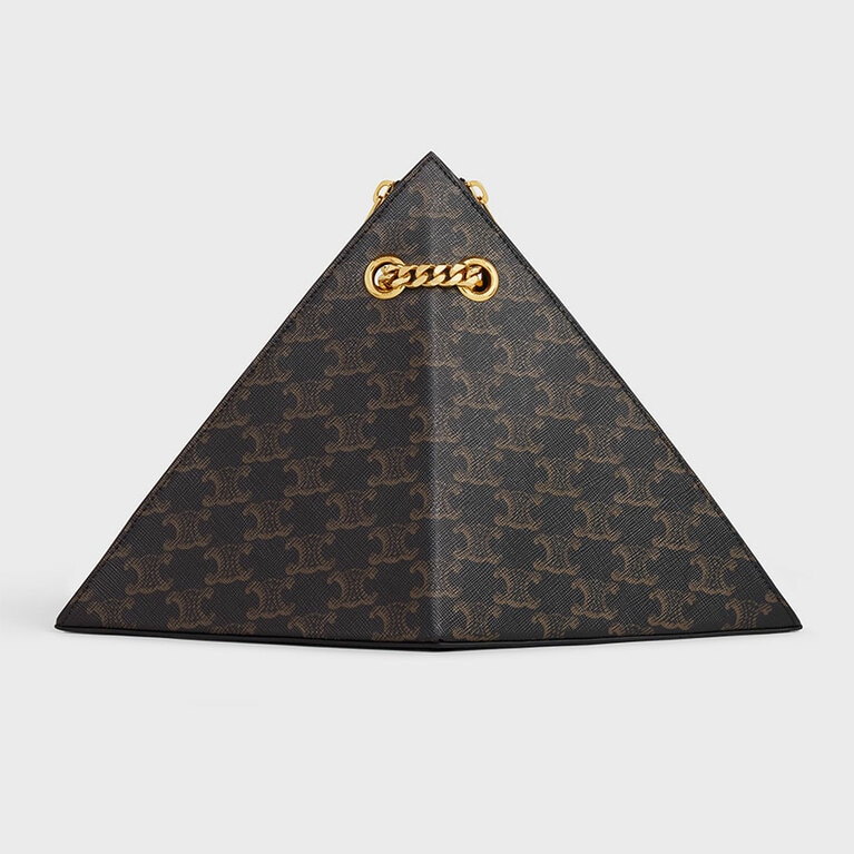 新宿伊勢丹店、阪急うめだ本店ポップアップ限定 ピラミッド チェーン 225,500円(予定価格・Ｗ32×H23×D17cm)。