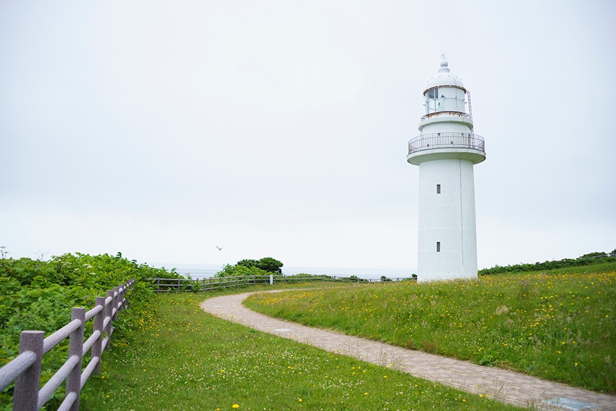 恵山岬灯台。