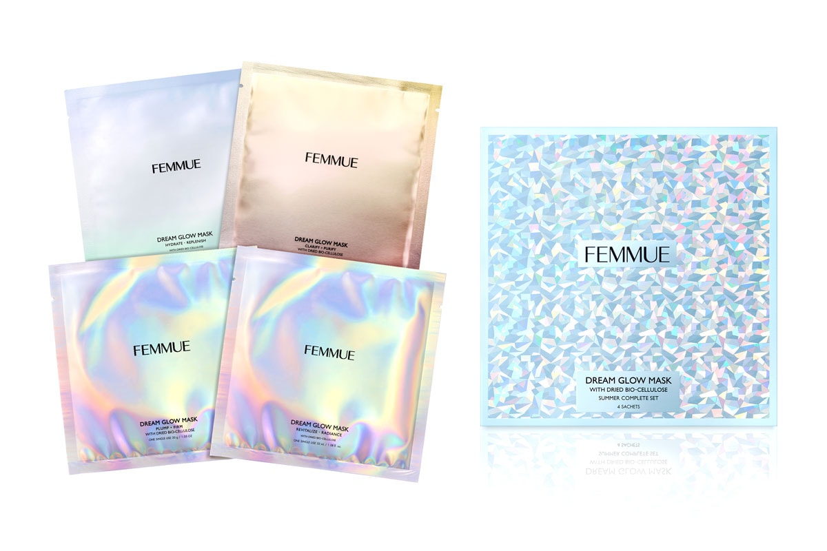 FEMMUEドリームグロウマスク サマーコンプリートセット 2025 4種×各1枚 3,960円／アリエルトレーディング（限定発売中）
