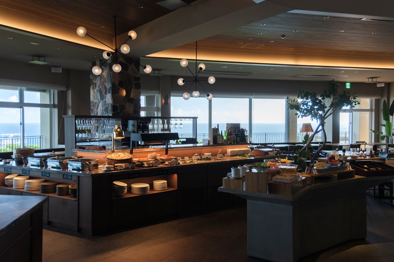 ビュッフェダイニング「The View Restaurant」。