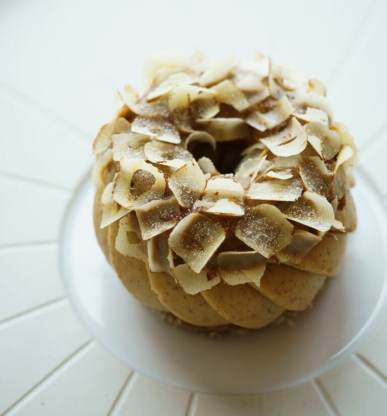 注目のパティシエ、マキシム・フレデリック氏による上品な“ パリブレスト”21ユーロ。